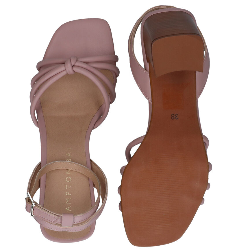 Hampton Bays Sandales à talons en Rose pour femmes (290742)