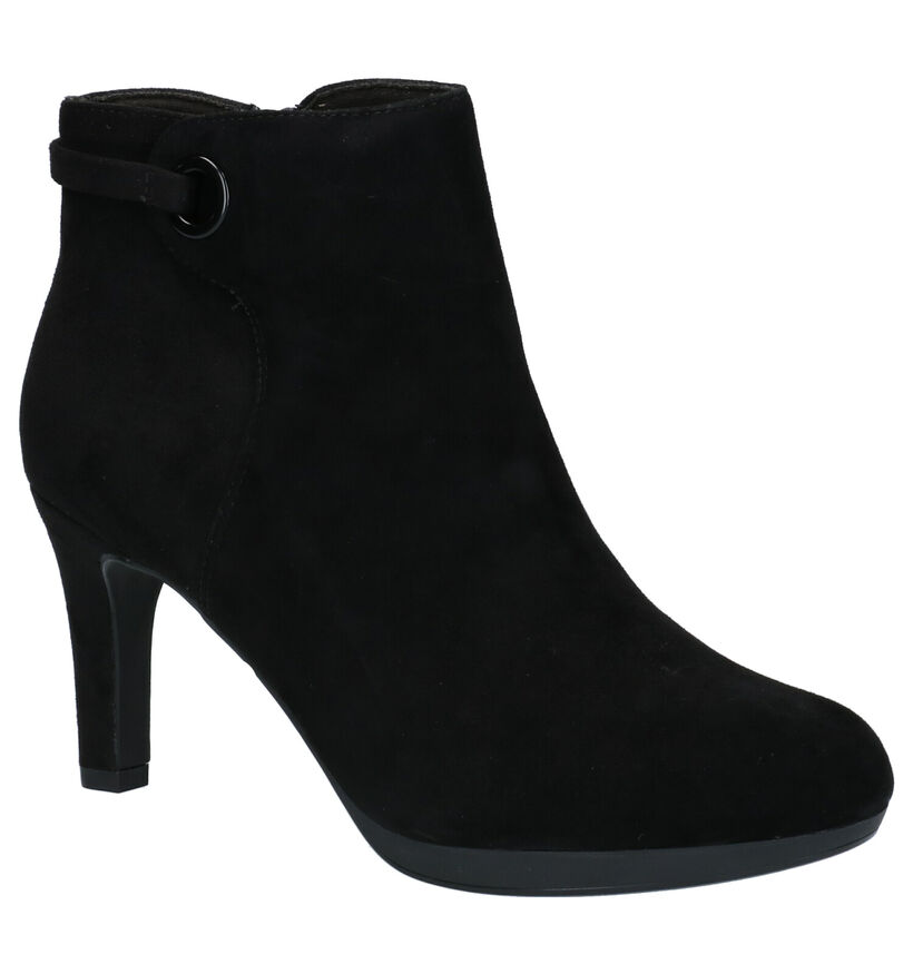 Clarks Adriel Mae Bottillons en Noir en daim (256168)