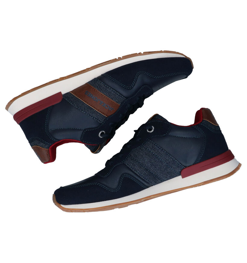 Jack & Jones Stellar Blauwe Sneakers in kunstleer (286413)