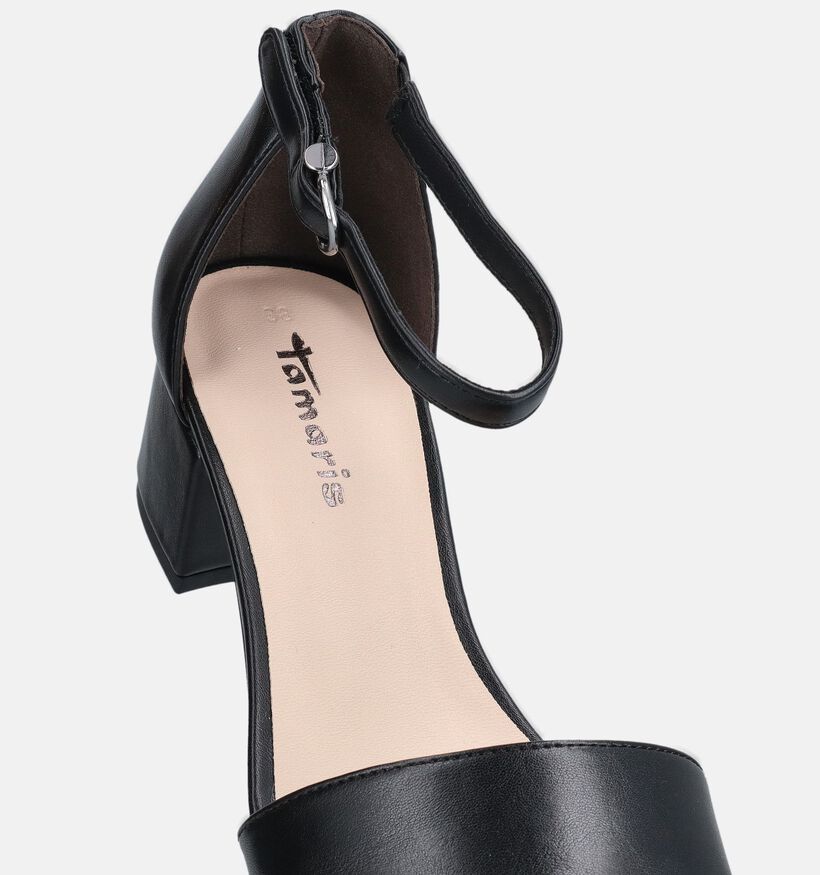 Tamaris Zwarte Sandalen op hak voor dames (371684)