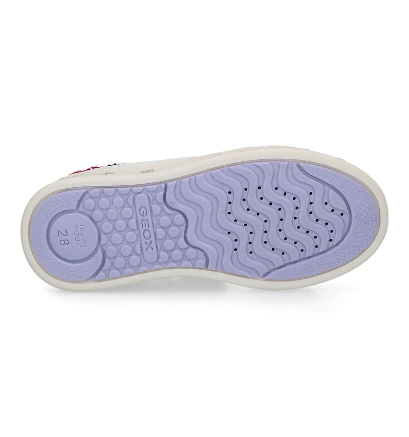 Geox Skylin Witte Sneakers voor meisjes (320651) - geschikt voor steunzolen