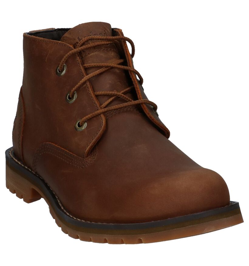 Timberland Bottines en Cognac en cuir (255239)