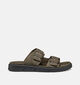 Geox Xand 2s Nu-pieds en Vert Khaki pour hommes (353841)
