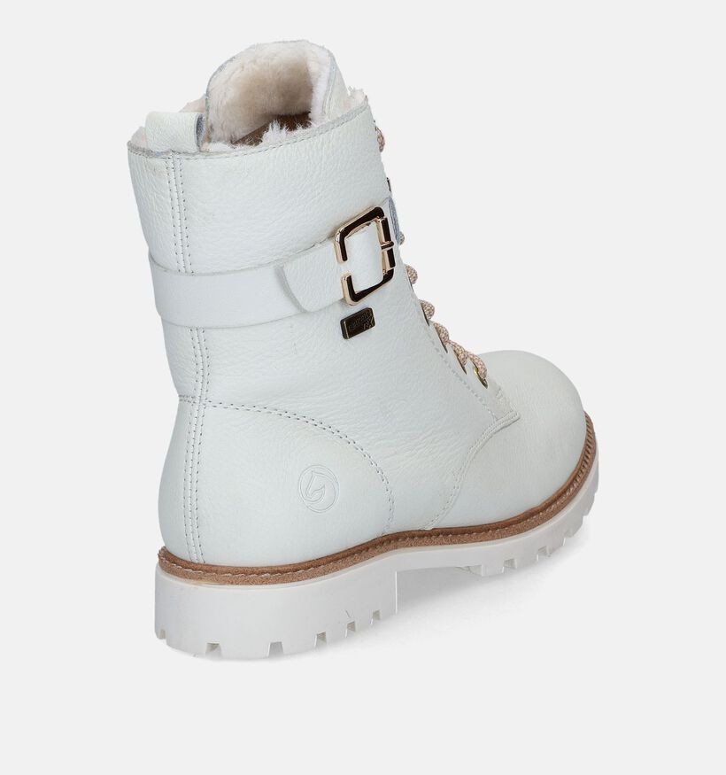 Remonte Boots à lacets en Écru pour femmes (312341) - pour semelles orthopédiques