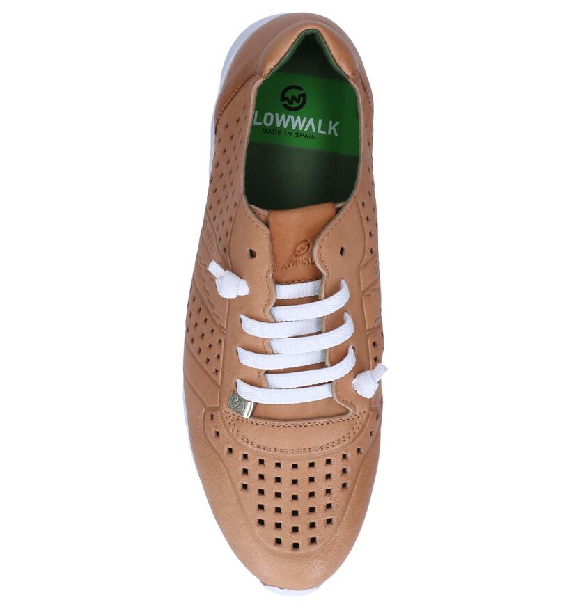 Slowwalk Chaussures à lacets en Cognac en cuir (248861)