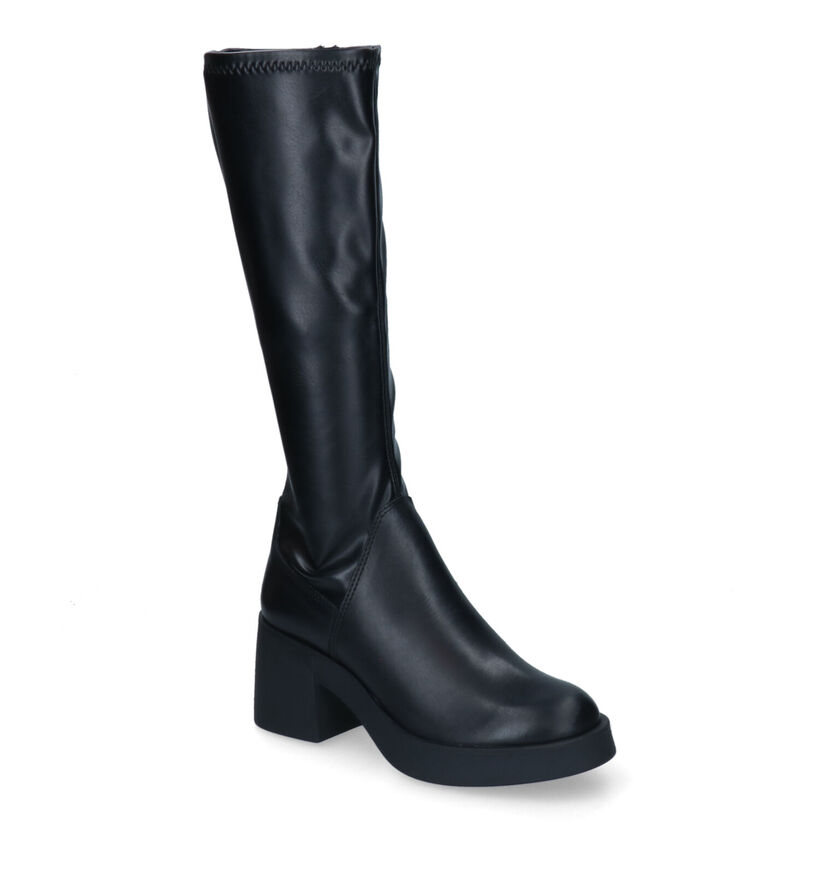 Tamaris Bottes hautes en Noir en cuir (315481)