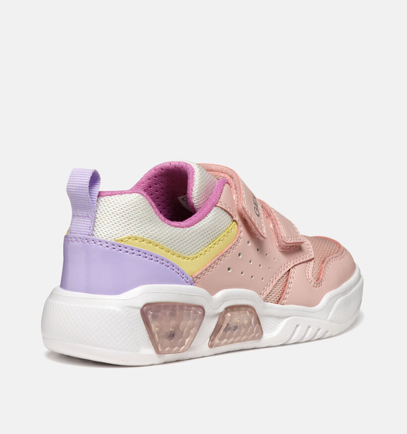 Geox Illuminus Roze Sneakers voor meisjes (356422) - geschikt voor steunzolen