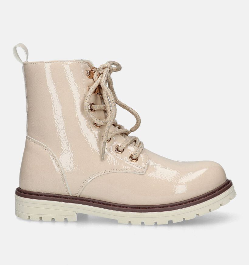 Milo & Mila Bottines robustes en Beige clair pour filles (329512)