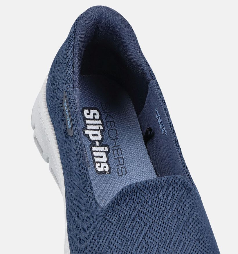 Skechers Glide-Step Serene Chaussures &agrave; enfiler en Bleu pour femmes (367841)