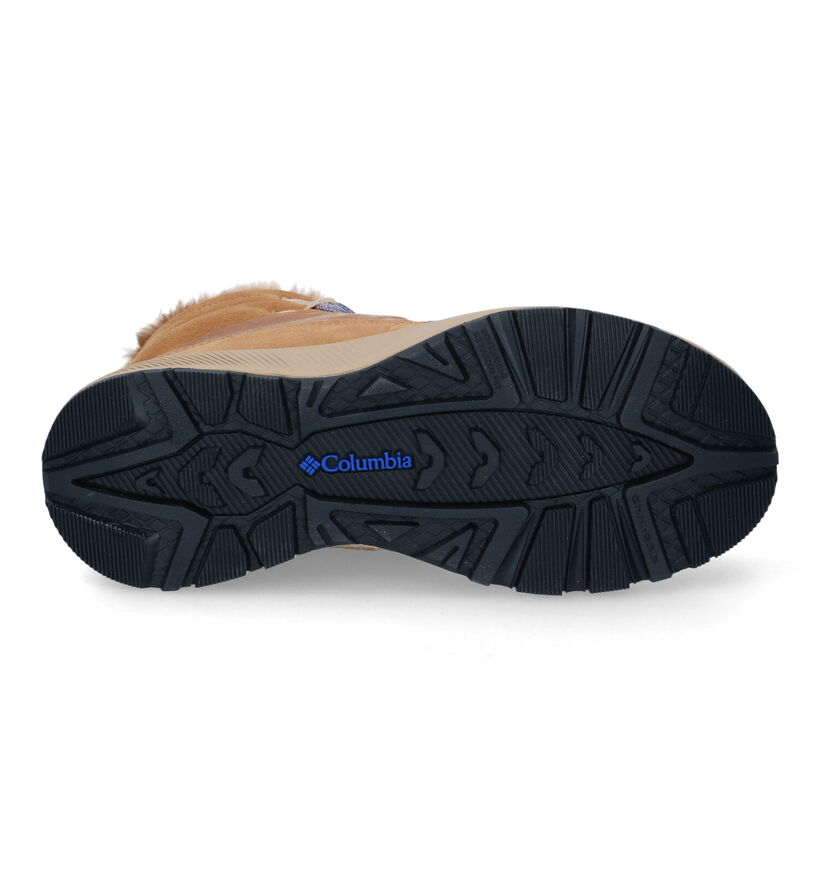 Columbia Slopside Peak Bottes de Neige en Cognac pour femmes (312431) - pour semelles orthopédiques