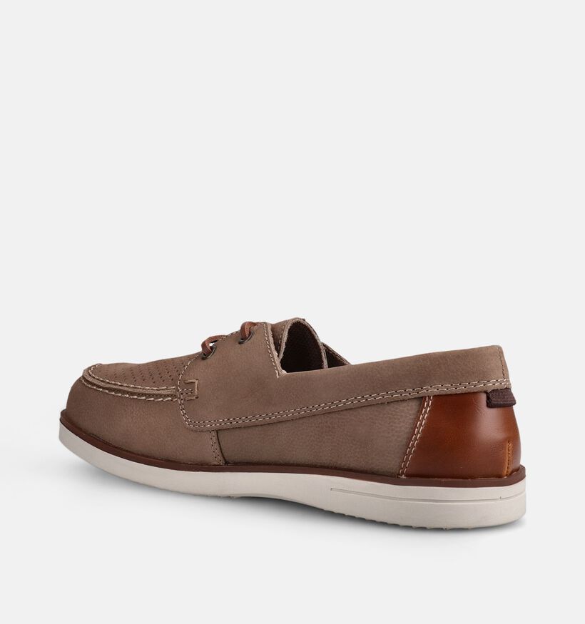 Rieker Chaussures bateau en Gris pour hommes (370479) - pour semelles orthop&eacute;diques