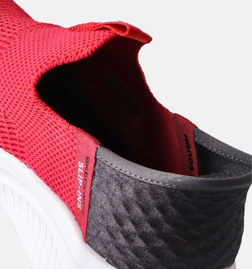 Skechers Ultra Flex Slip-ins en Rouge pour filles, garçons (352314)