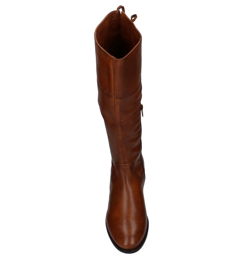 SPM Cognac Lange Geklede Laarzen in leer (226828)