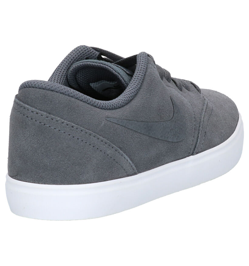 Nike SB Check Blauwe Sneakers in daim (261661)