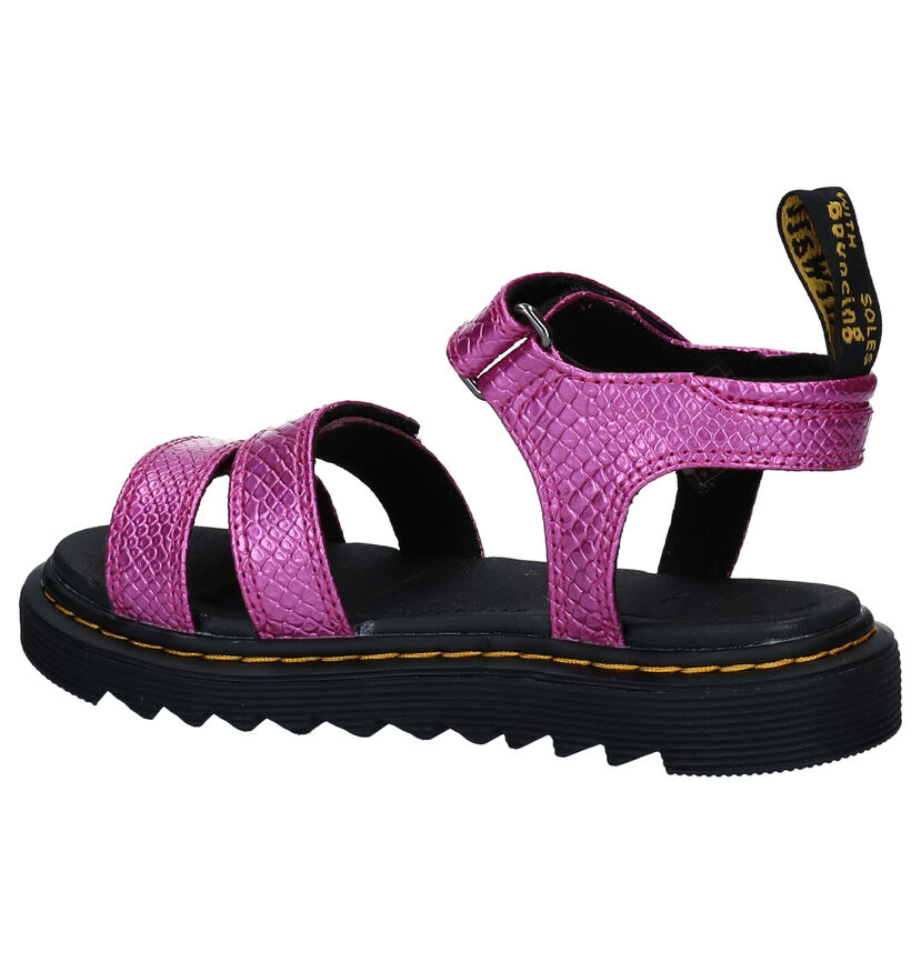 Dr. Martens Klaire Zwarte Sandalen in kunstleer (284589)