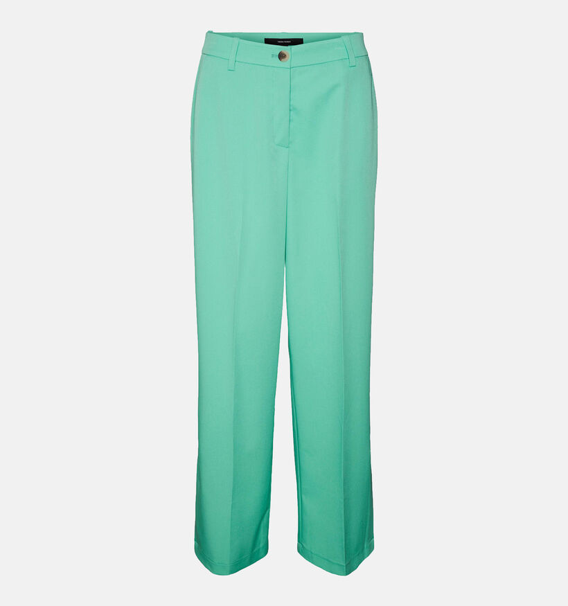 Vero Moda Rikahai Pantalon large en Vert L32 pour femmes (327205)