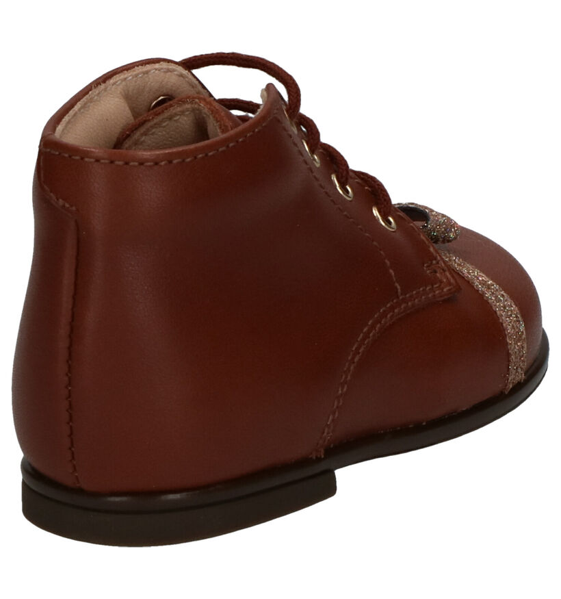 Beberlis Chaussures pour bébé  en Cognac en cuir (281144)