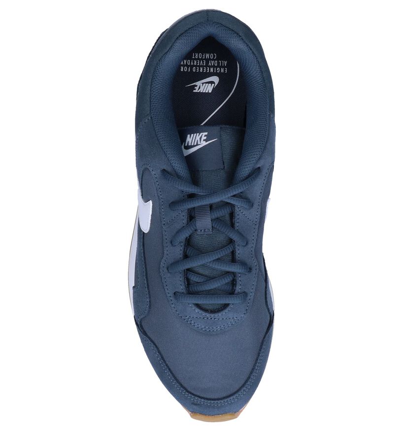 Donkerblauwe Sneakers Nike Delfine in daim (249770)