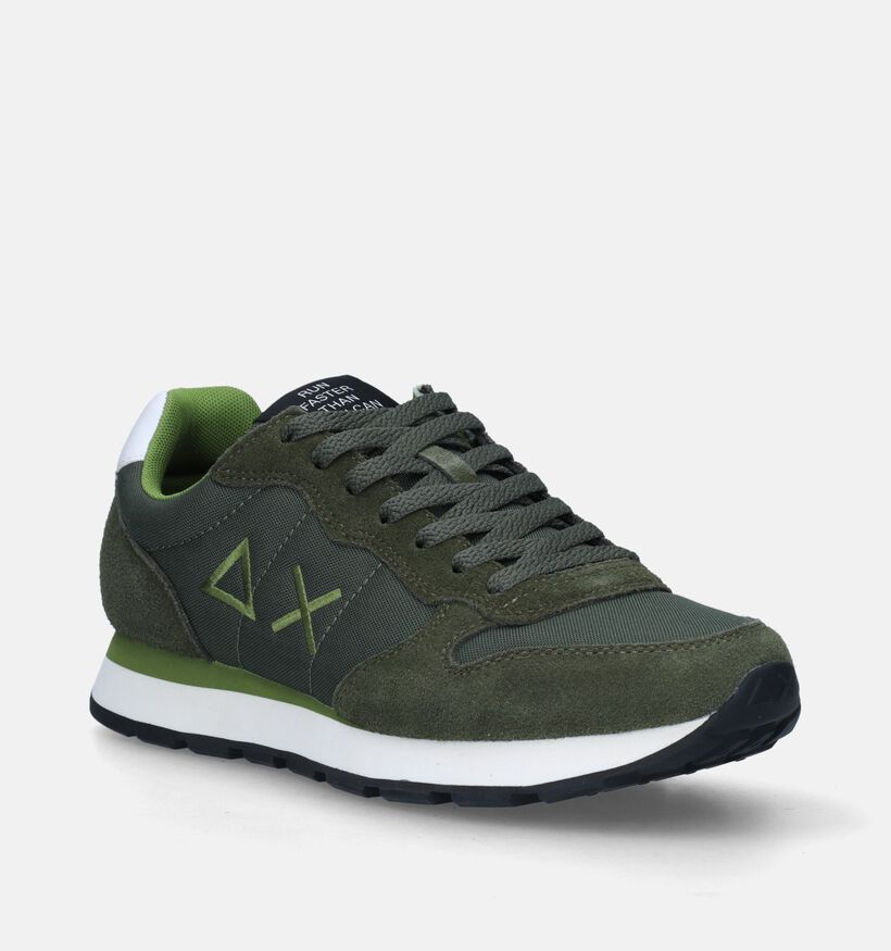 Sun 68 Tom Solid Kaki Sneakers voor heren (345738) - geschikt voor steunzolen