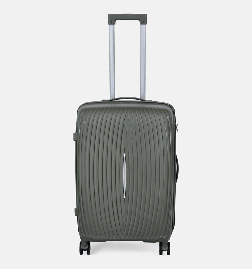 Love To Travel Groene Medium Reiskoffer voor dames, heren (365831)
