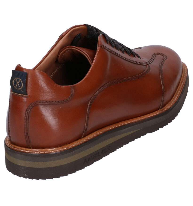 Ambiorix Aston Chaussures à lacets en Cognac pour hommes (324847) - pour semelles orthopédiques