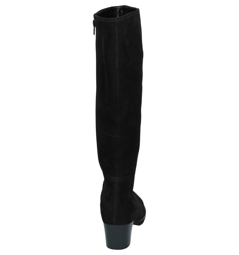 Gabor Comfort Bottes hautes en Noir en daim (231230)