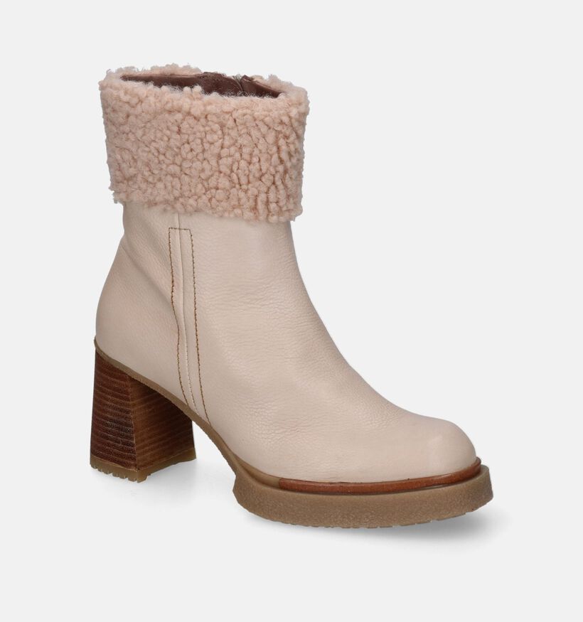 Wonders Bottines à talons en Écru pour femmes (317243)