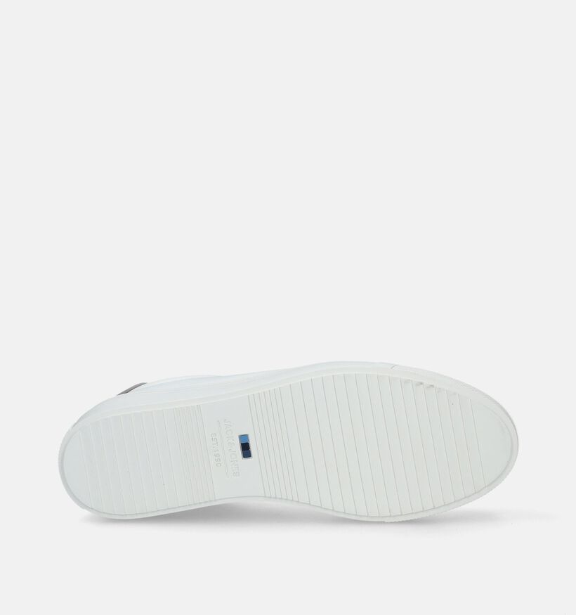 Jack & Jones Bale PU Chaussures à lacets en Blanc pour hommes (337925) - pour semelles orthopédiques