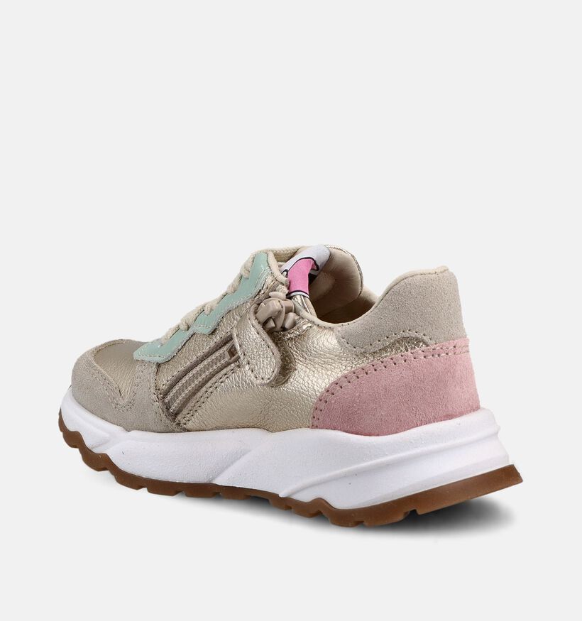 Bana & Co Gouden Lage Sneakers voor meisjes (372123) - geschikt voor steunzolen