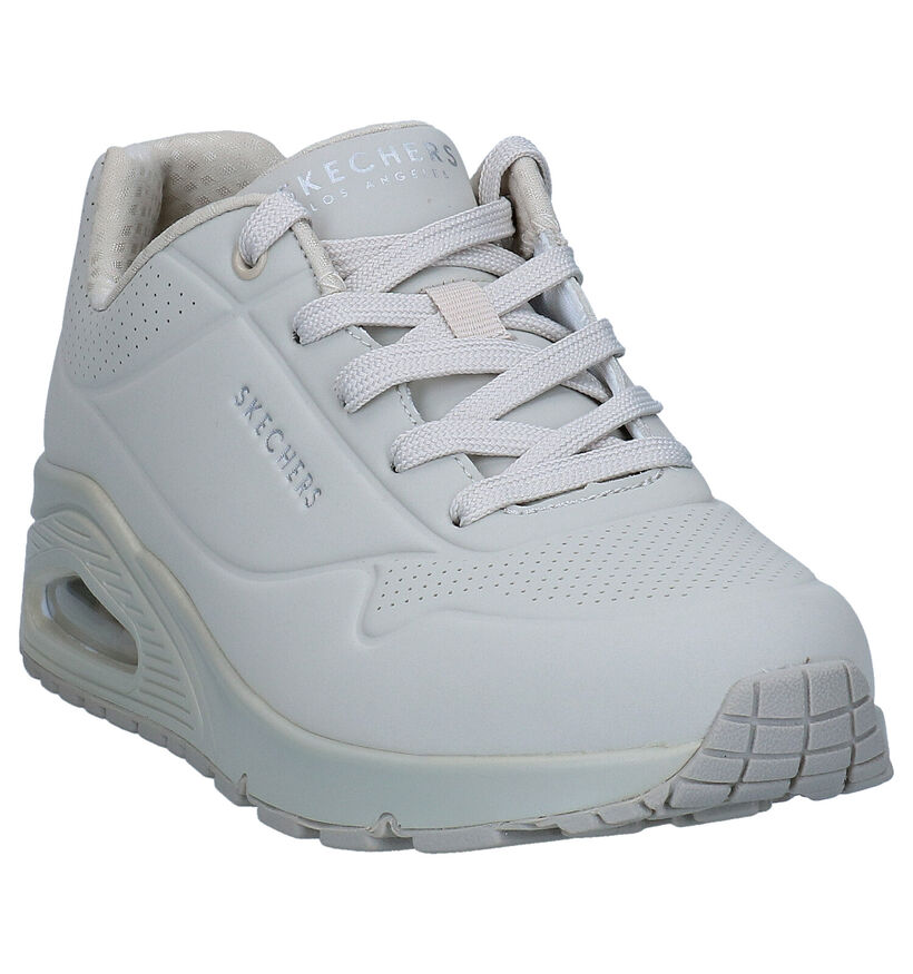 Skechers Uno Stand On Air Baskets en Blanc pour femmes (334201)