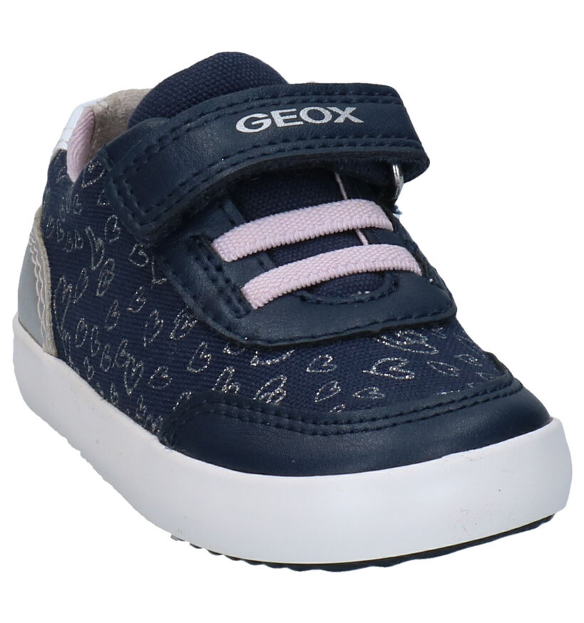 Geox Gisli Baskets en Bleu en simili cuir (286930)