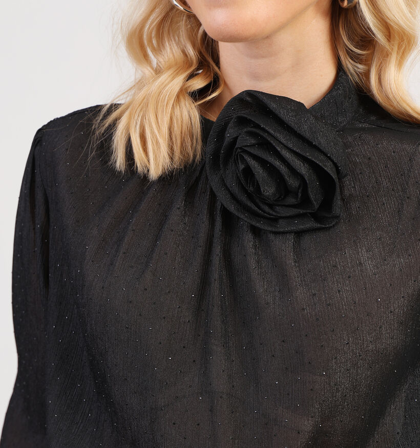 Expresso Zwarte Party blouse voor dames (351065)