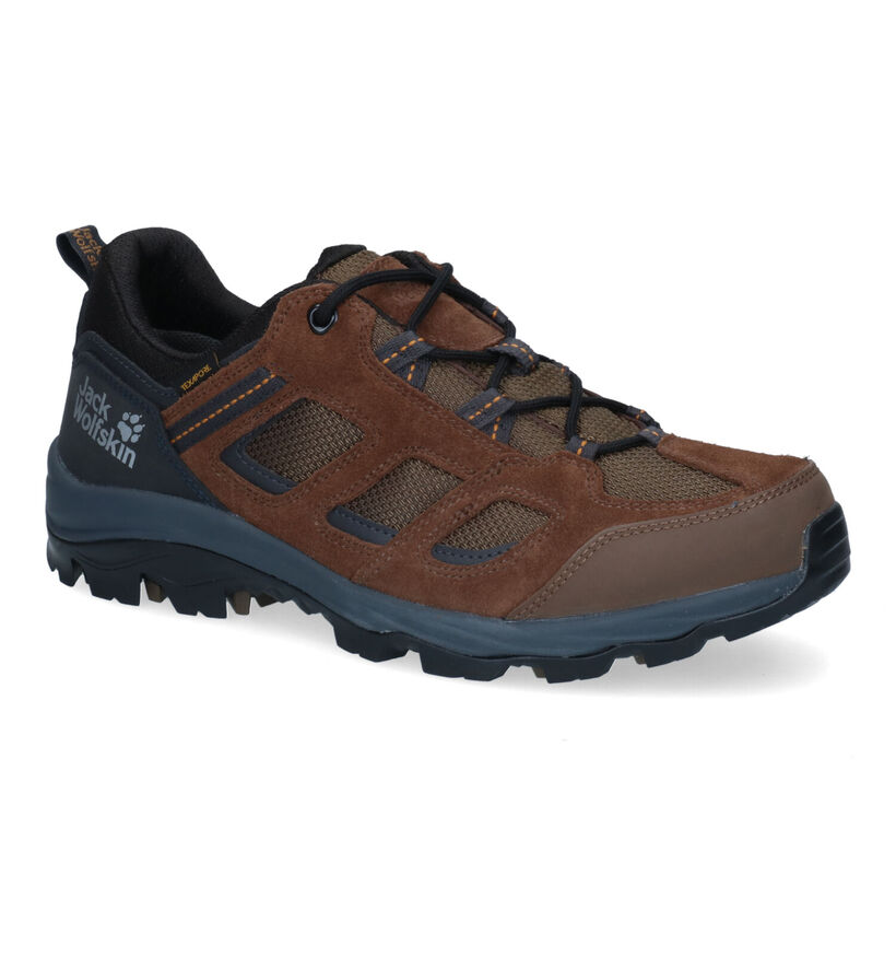 Jack Wolfskin Vojo 3 Texapore Chaussures de marche en Kaki pour hommes (302184) - pour semelles orthopédiques