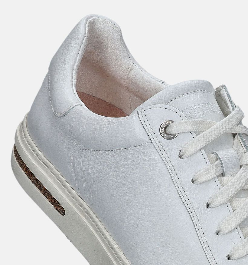 Birkenstock Bend Low Witte Veterschoenen voor dames (343977) - geschikt voor steunzolen