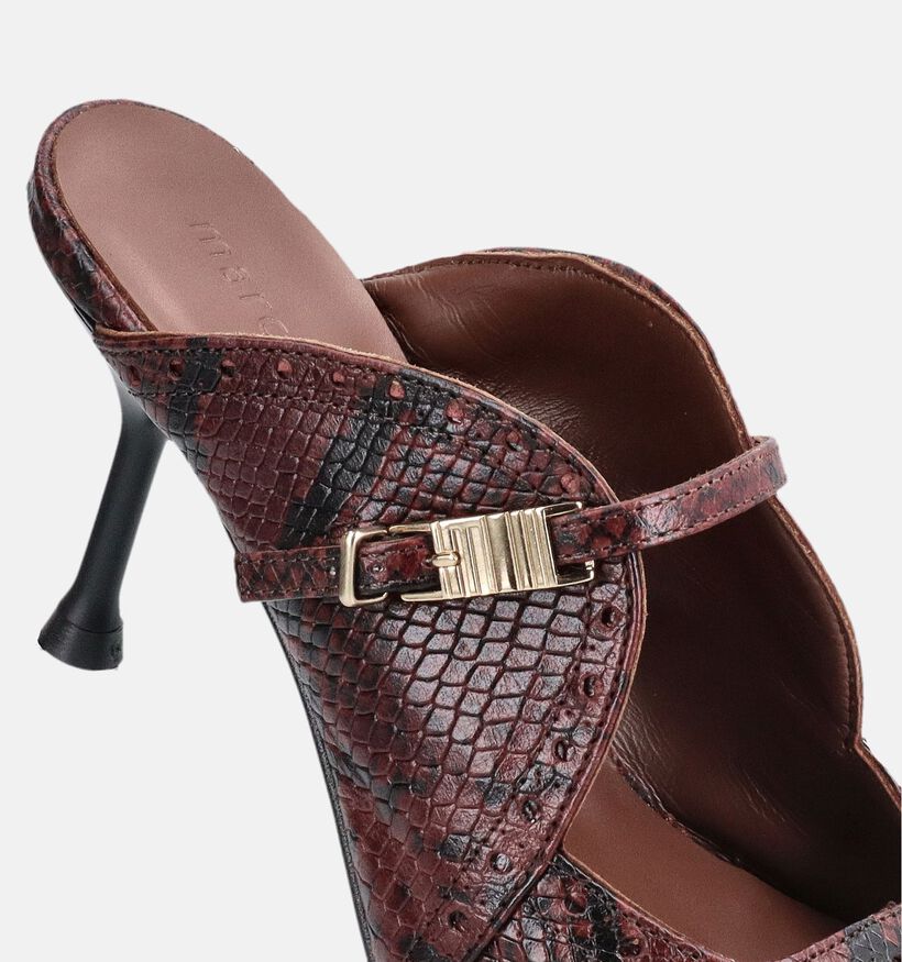 March23 Raven Nu-pieds en Brun fonc&eacute; pour femmes (381036)