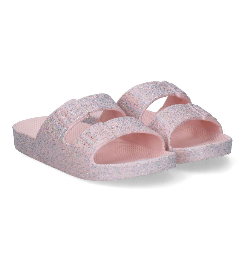 Freedom Moses Rosie Roze Slippers in kunststof (307538)