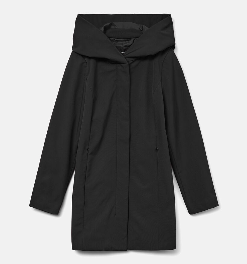 Vero Moda Curve Softshell Dona Zwarte Lange Jas voor dames (378123)