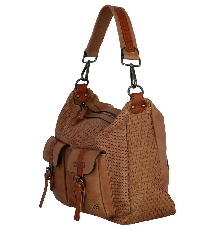 Xti Sac à bandoulière en Cognac en simili cuir (275616)