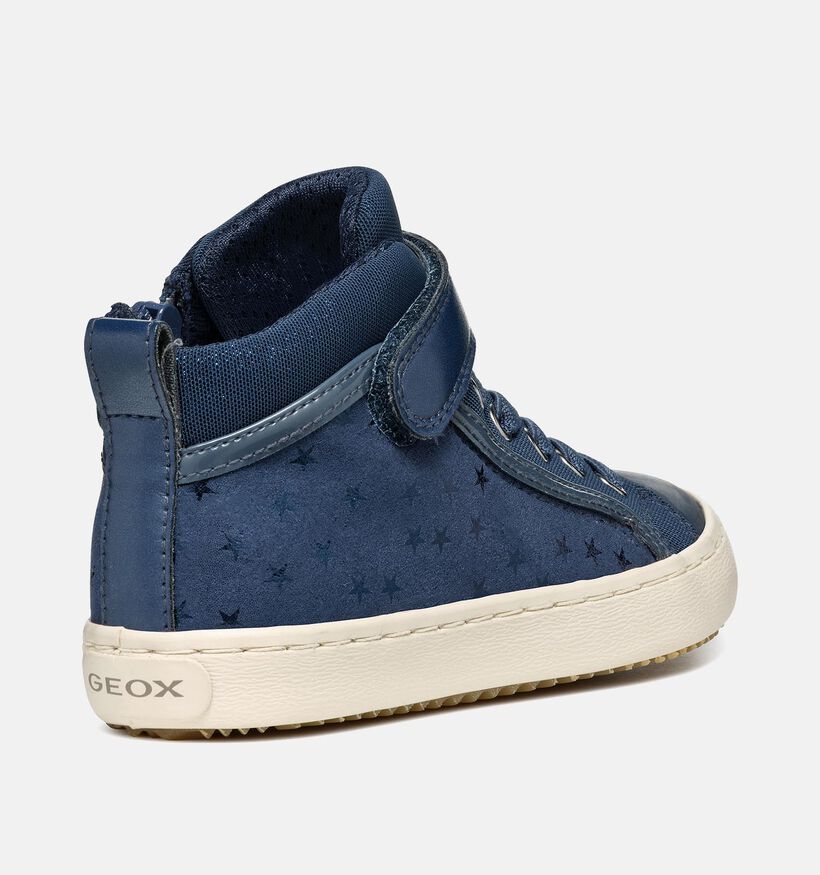 Geox Kalispera Chaussuers hautes en Bleu pour filles (344542) - pour semelles orthopédiques