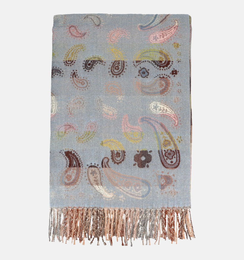 Via Limon Blauwe Paisley Sjaal voor dames (382715)