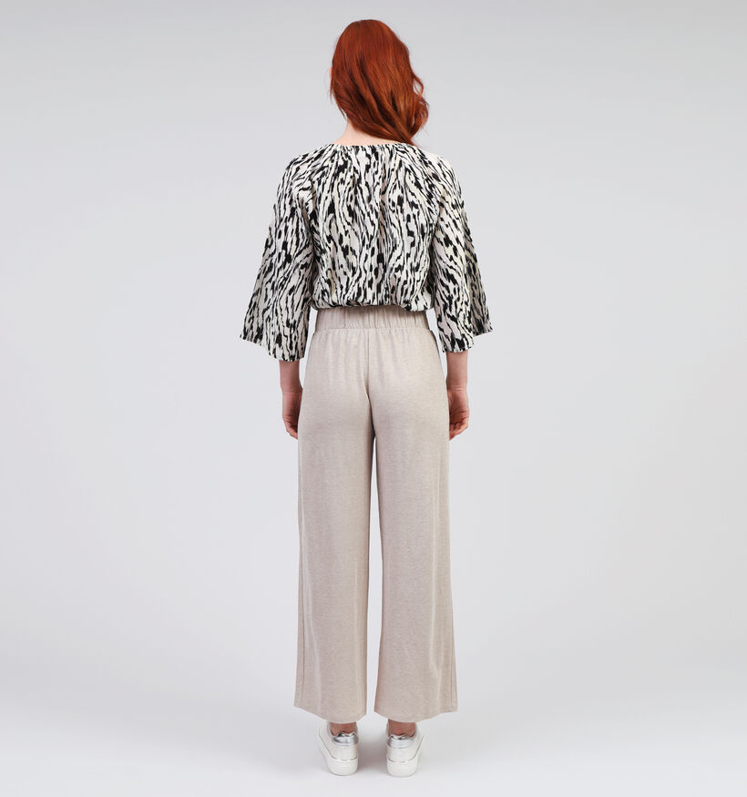 JDY Birdie Geggo Pantalon large en Beige L32 pour femmes (353277)