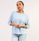 Vero Moda Nora 3/4 Boatneck Blauwe Trui voor dames (352223)