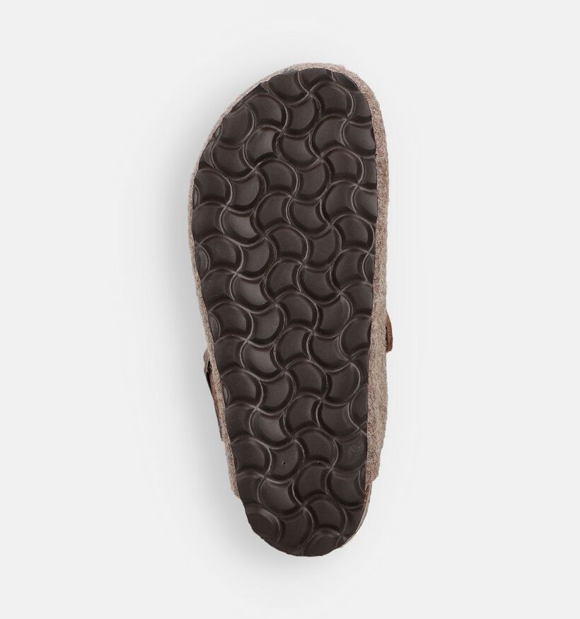 Milo & Mila Bruine Pantoffels voor jongens, meisjes (381174)