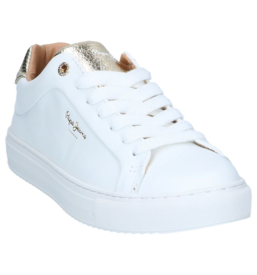 Witte Lage Sneakers Pepe Jeans Adams Premium, , pdp