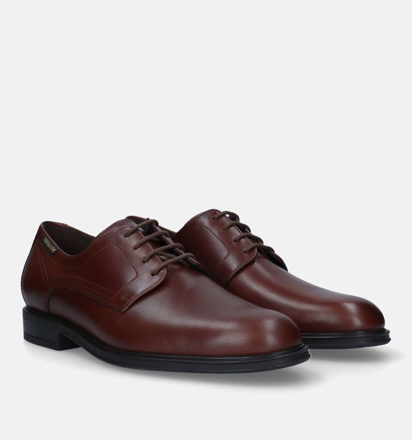 Mephisto Kevin Hopper Cognac Veterschoenen voor heren (330817) - geschikt voor steunzolen