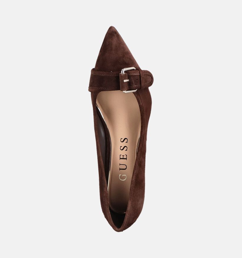 Guess Andey Donkerbruine Pumps voor dames (379513)