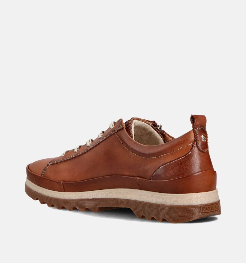 Pikolinos Vigo Chaussures &agrave; lacets en Cognac pour femmes (379214) - pour semelles orthop&eacute;diques