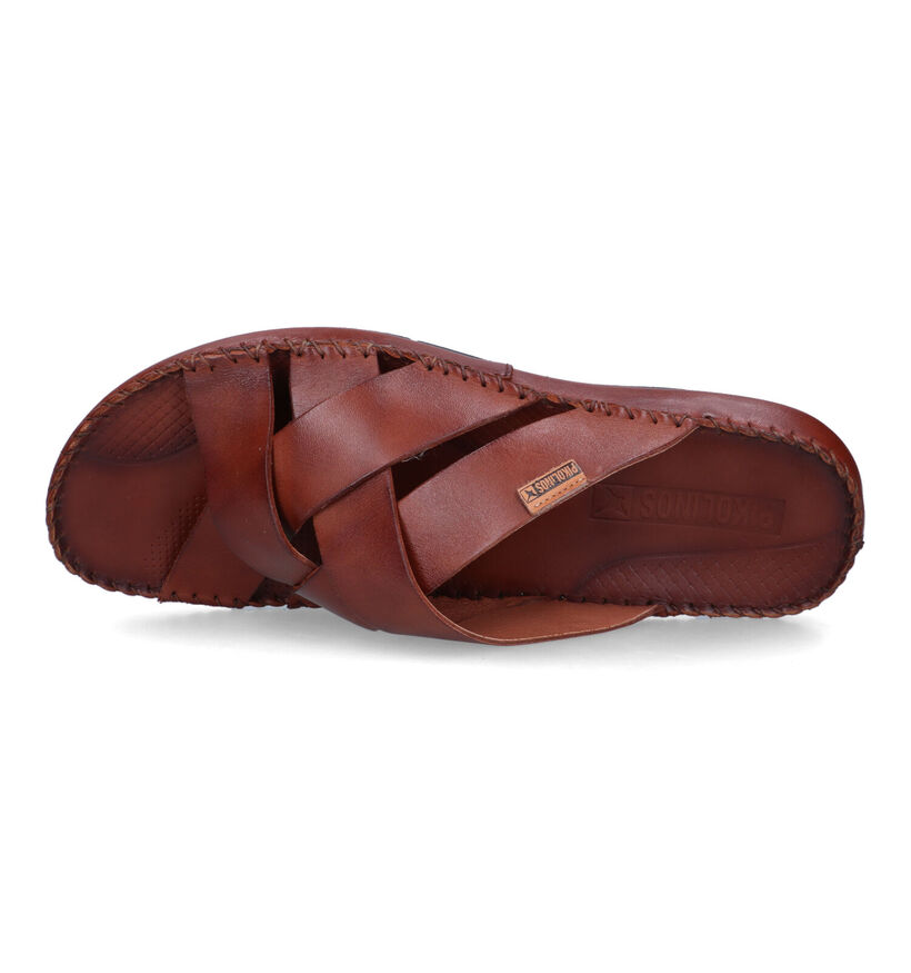 Pikolinos Tarifa Nu-pieds en Cognac pour hommes (339801)