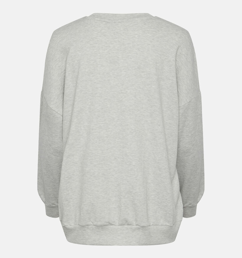 Pieces Julle Sweatshirt en Gris pour femmes (342028)