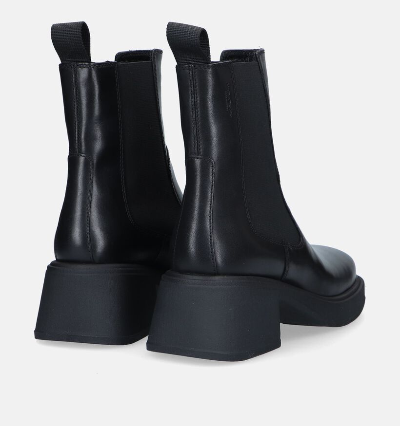 Vagabond Dorah Bottines avec talon carr&eacute; en Noir pour femmes (328710)